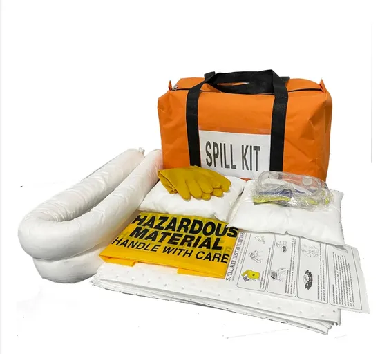 Durable Polypropylene High-Capacity Prevents Secondary Contamination 25L Emergency Industrial Spill Kit